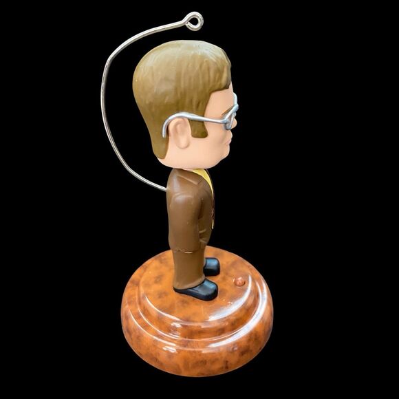 Hallmark The Office Dwight Talking Bobblehead Ornament TESTED AND WORKING - Picture 5 of 10